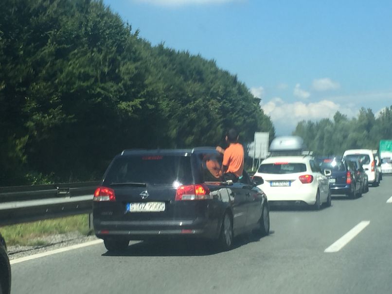 gorenjska avtocesta, kolona, zastoj