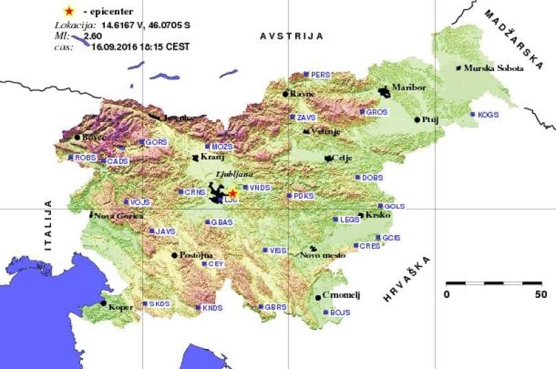 potres, domžale