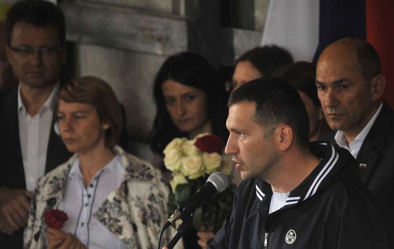 Janez Janša in Damir Črnčec
