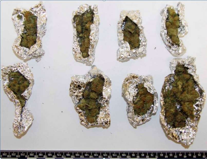 konoplja, alu folija