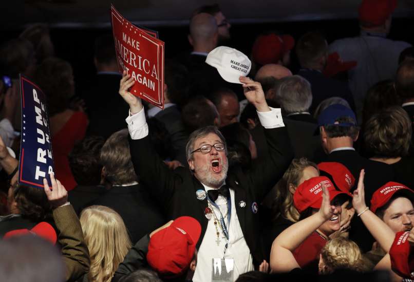 trump volitve privrženec