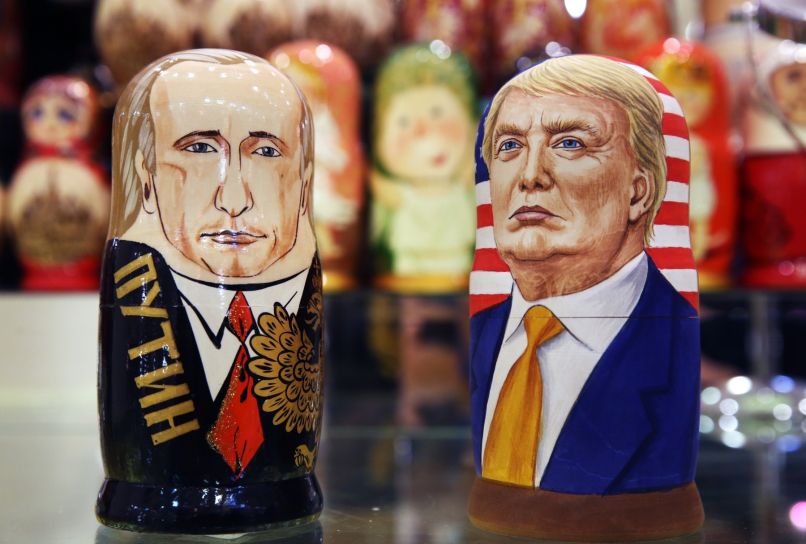 trump, putin, lutki