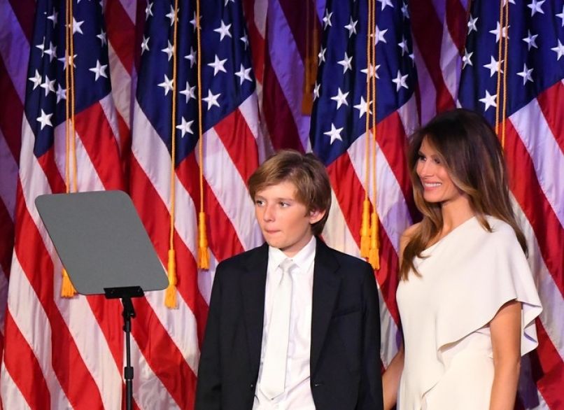 Donald Trump, Barron, Melania