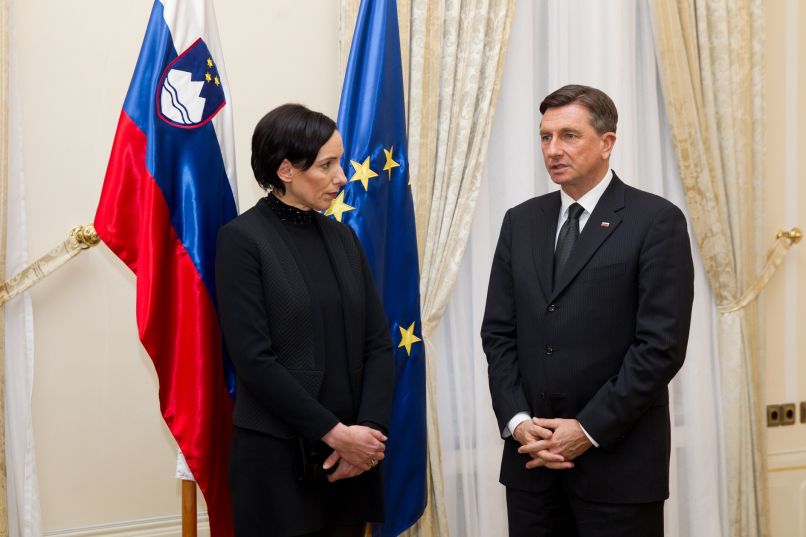 Melita Berzelak in Borut Pahor