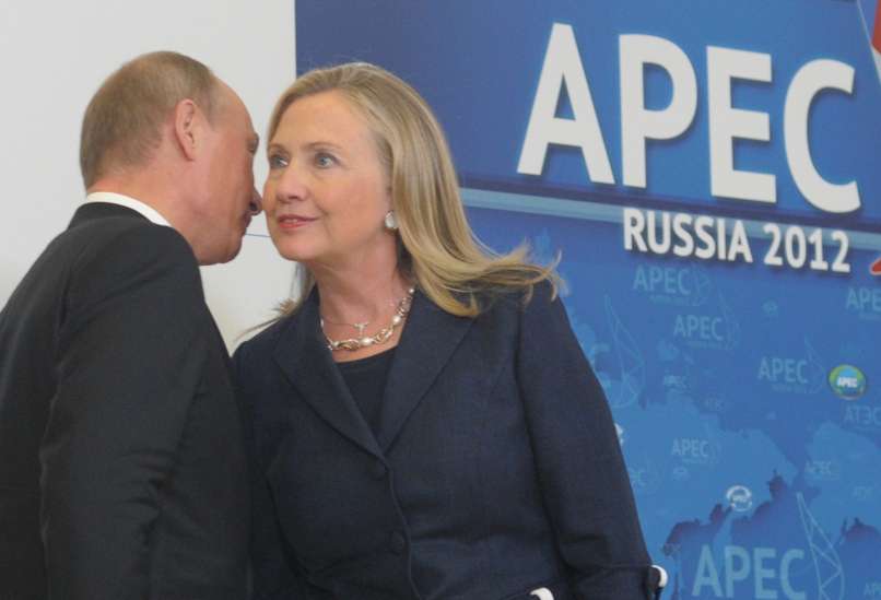 vladimir putin, hillary clinton