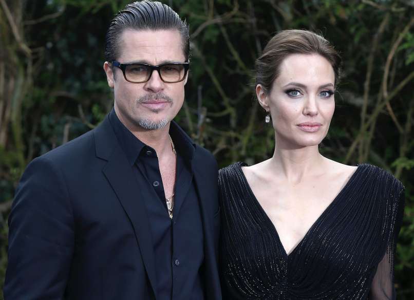 Angelina Jolie in Brad Pitt