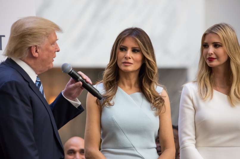 Donald Trump, Melania Trump, Ivanka Trump