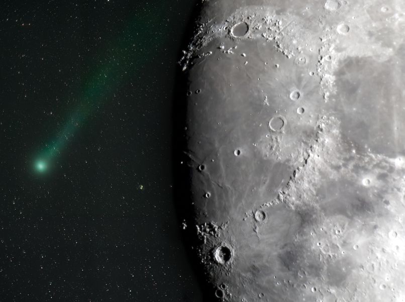 Komet, Luna