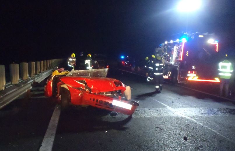 Pri Bertokih je prišlo do zelo hude prometne nezgode