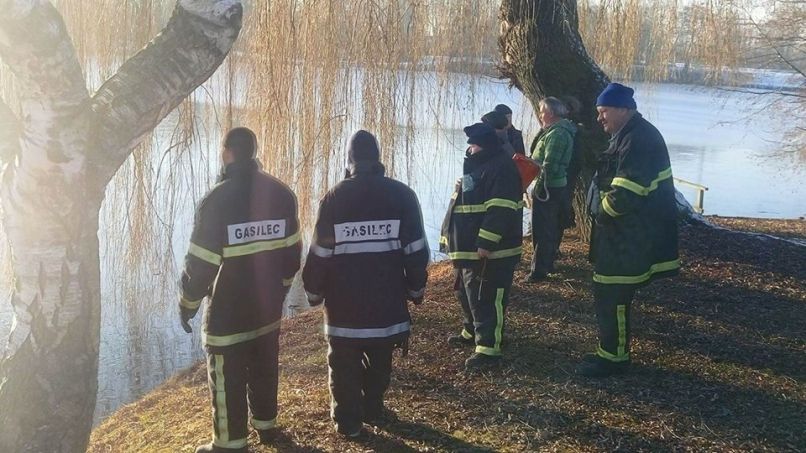 poginuli labodi, gasilci, Pragersko, ribnik