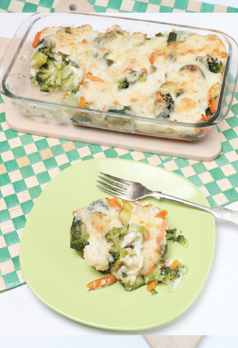 gratinirana zelenjava