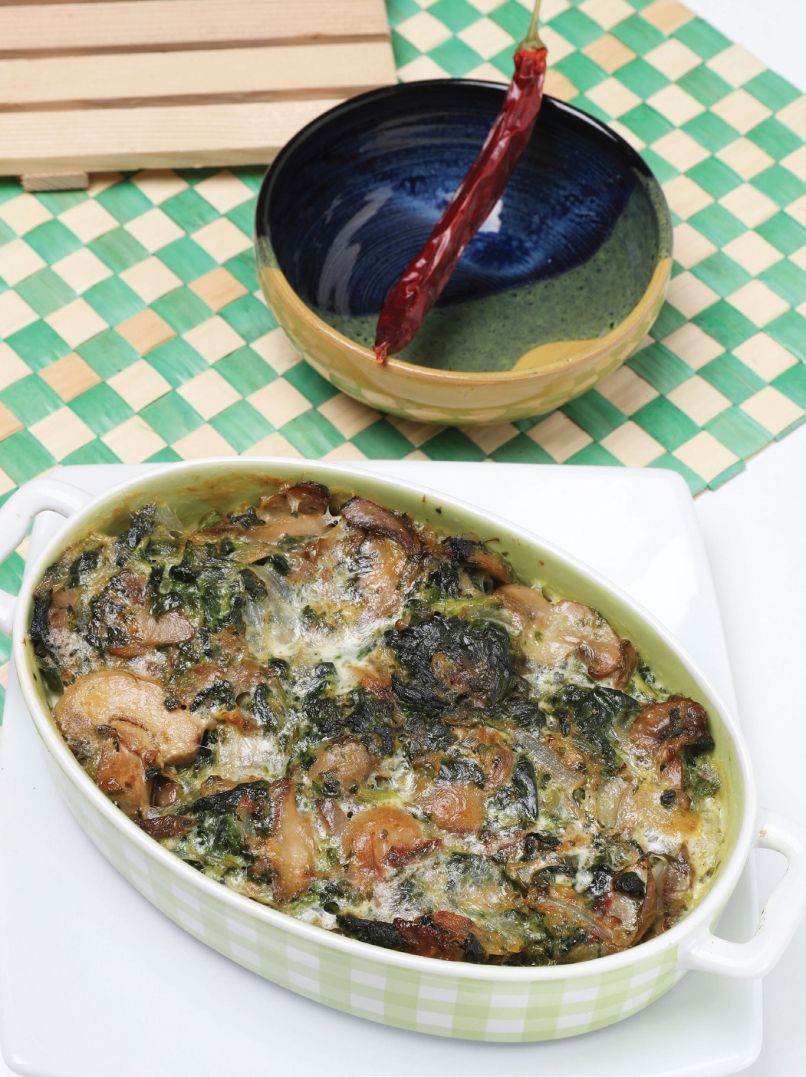 zapecena spinaca