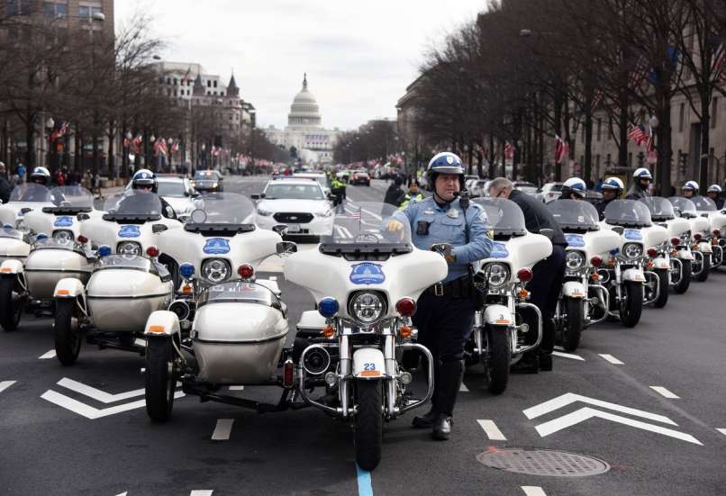 washington, inavguracija, policija, priprave