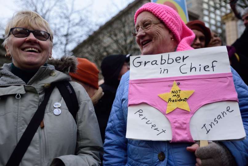 Portland, protest, invaguracija, ženske