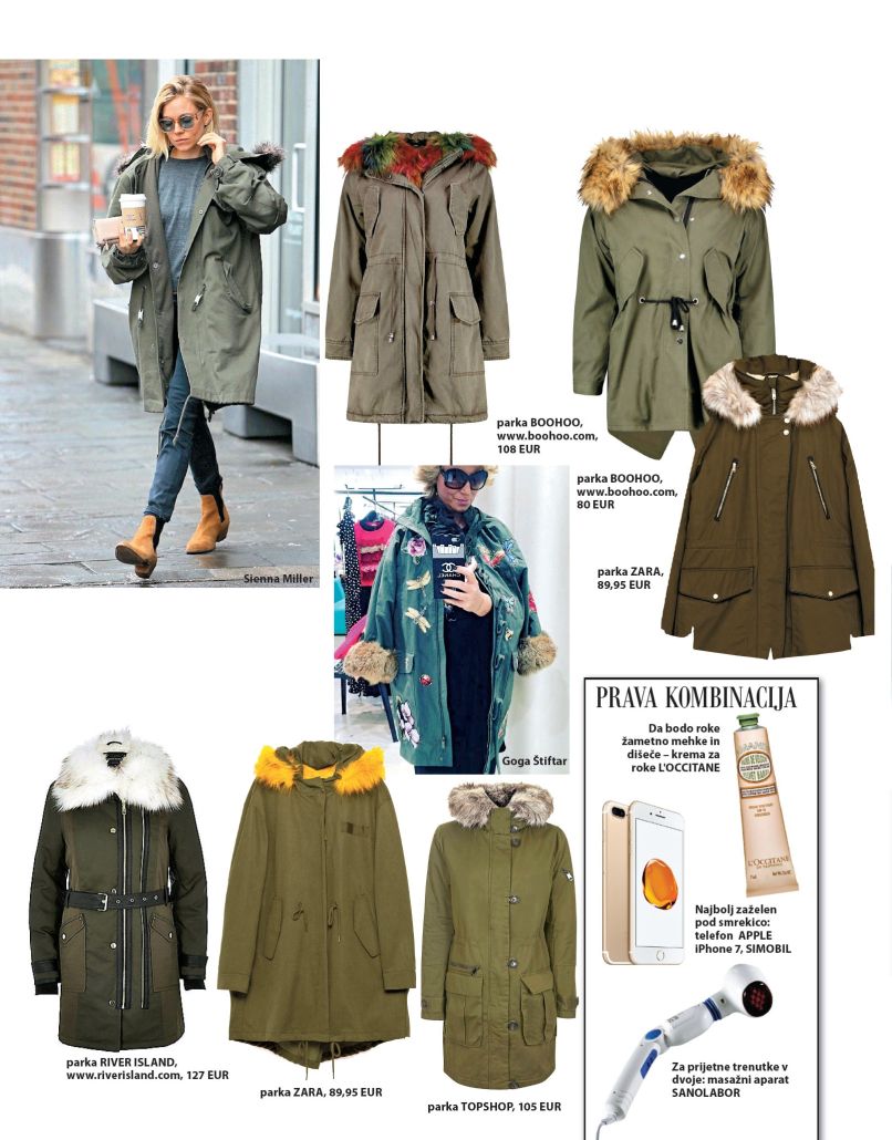 parka s krznom