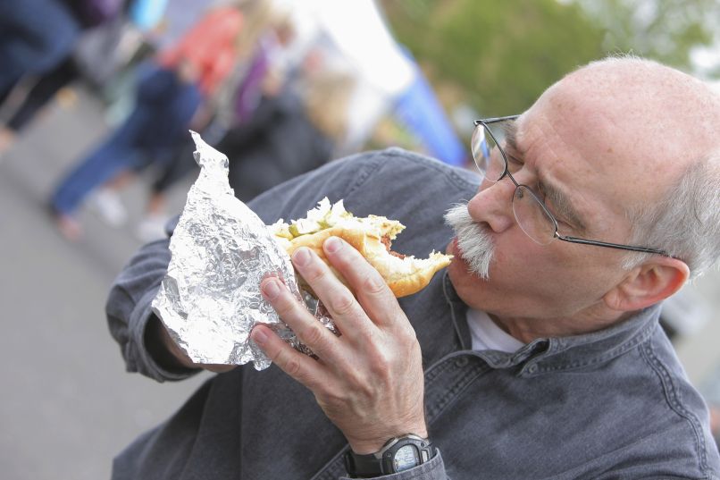 Žvečenje, sendvič, hot dog
