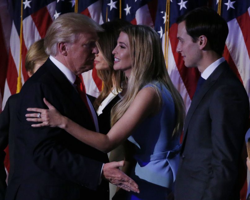 ivanka trump, jared kushner, donald trump