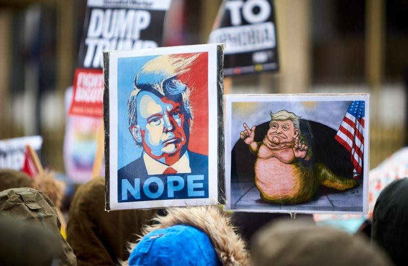 trump protesti