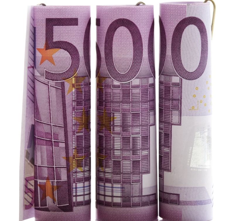 denar, bankovci, 500 evrov