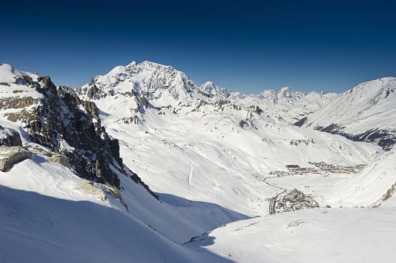 Tignes, Francija, smučišče, zimsko letovišče
