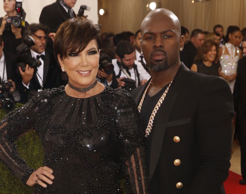 Kris Jenner in Corey Gamble