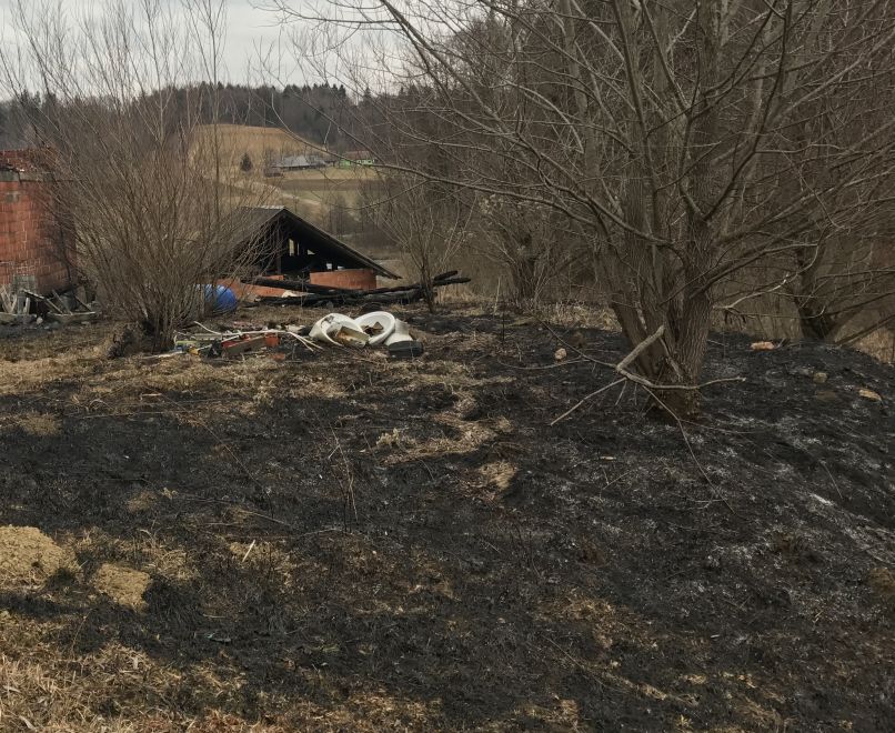 Maks Ankovič, Plodršnica, travniški požar, ogenj, gasilci