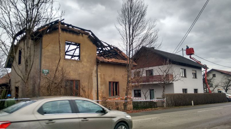 Pozar Litijska cesta
