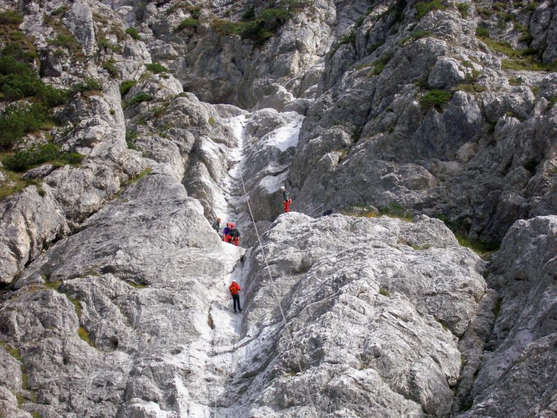Bavarske Alpe, gora Blassenspitz, smrt, ponesrečil Domen Petrovčič