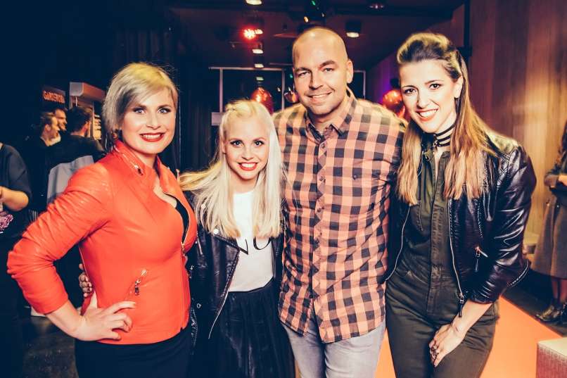 Alenka Husič, Tinkara Fortuna, Simon Meglič in Ana Praznik