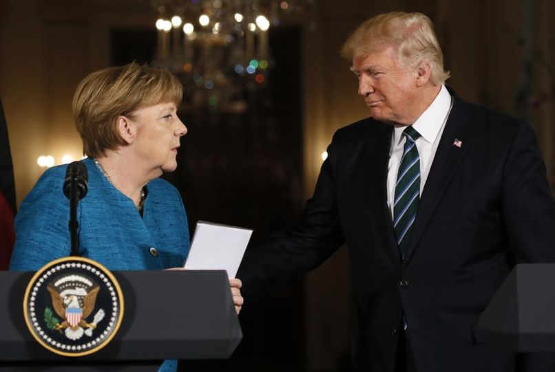 angela merkel donald trump