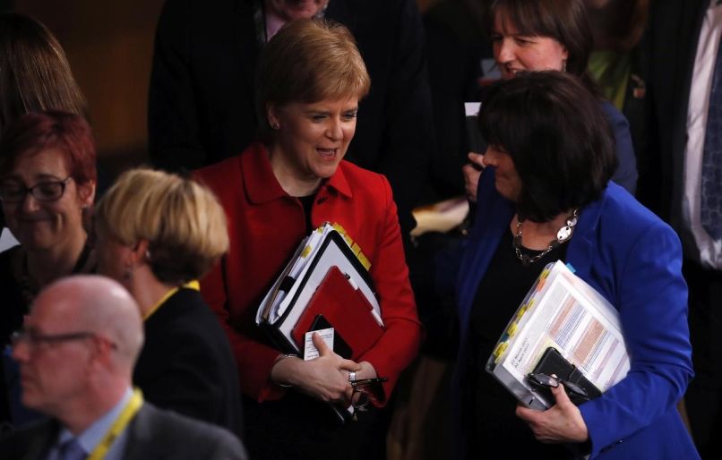 škotska premierka Nicola Sturgeon, parlament, Škotska
