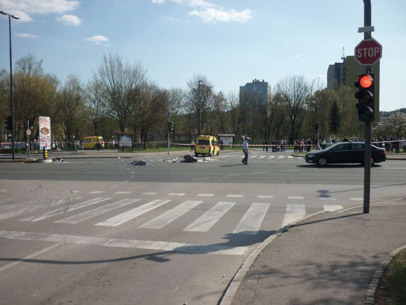 nesreca, zaloska