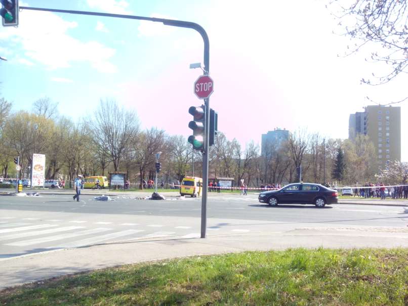 zaloška prometna nesreča motor 2