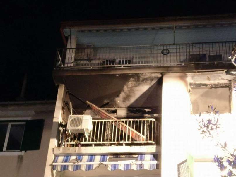 izola, požar
