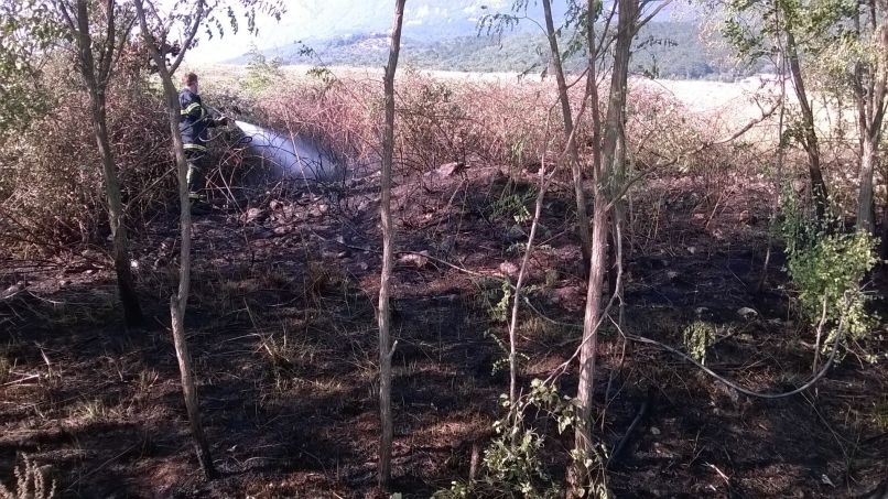 Te dni imajo sicer gasilci precej dela z gašenje požarov v naravi
