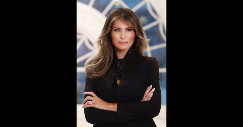 portret melania trump