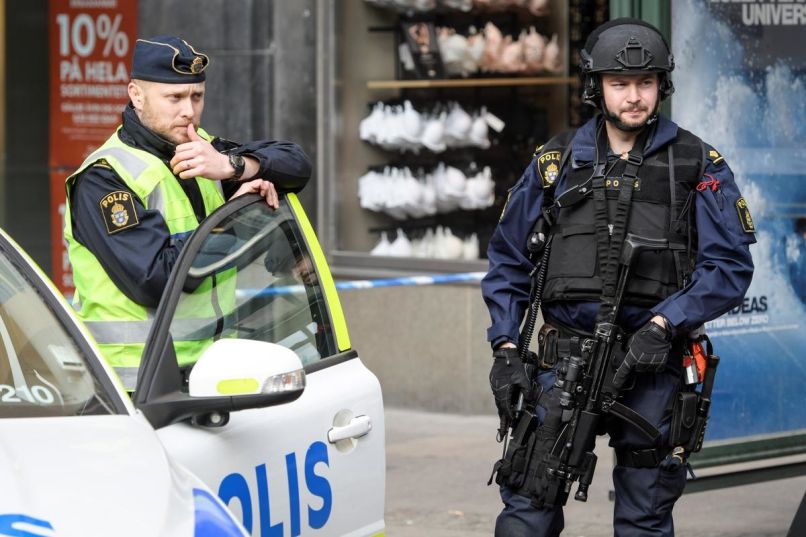 Švedska, policija, teroristični napad, Sotckholm