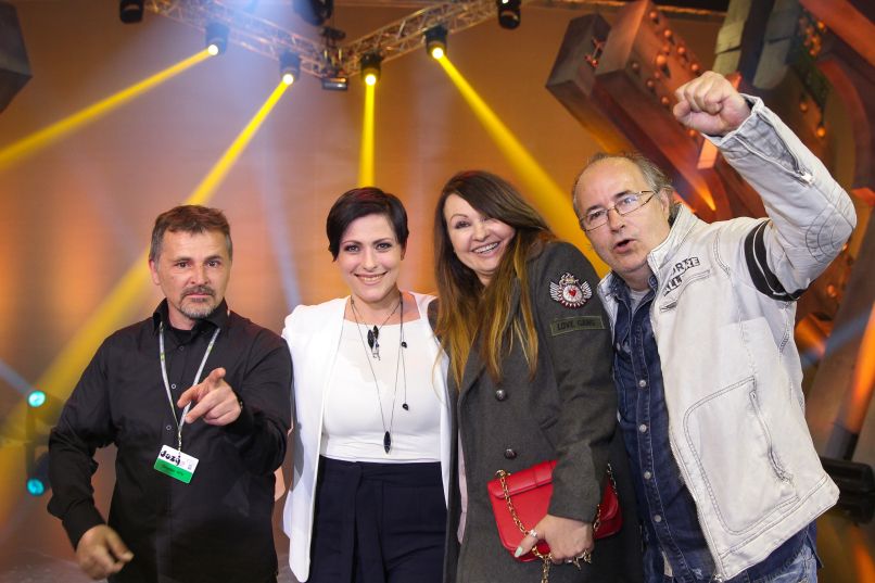 Aleš Avbelj, Nuška Drašček, Anja Rupel in Aleš Klinar