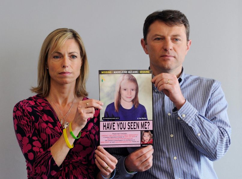 Starša deklice Madeleine McCann