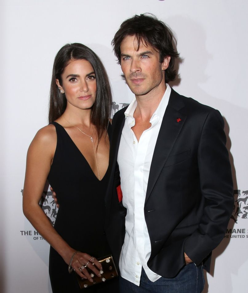 Nikki Reed and Ian Somerhalder