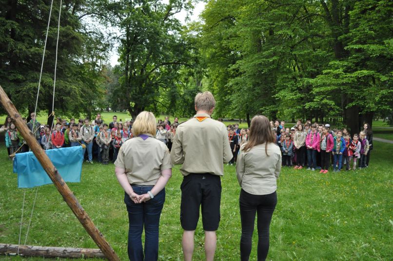taborniki, mariborski park, mnogoboj