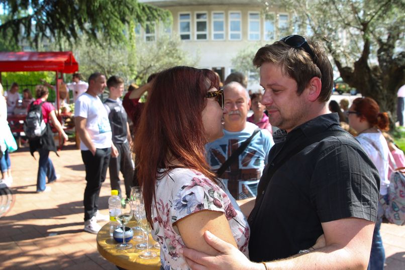 Primož Forte in Violeta Tomič