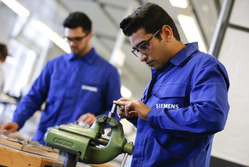 nemcija siemens delavci migranti