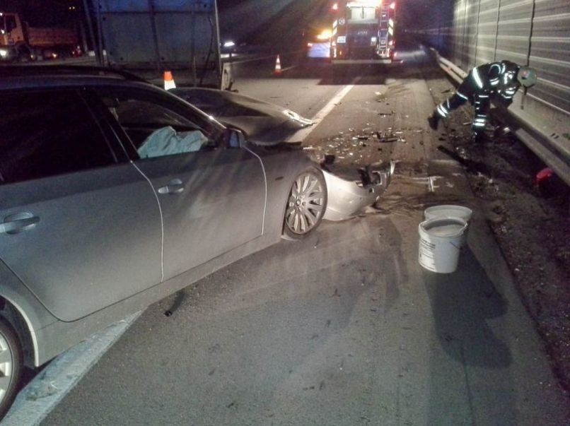 kompolje, bmw, vožnja v napačno smer1