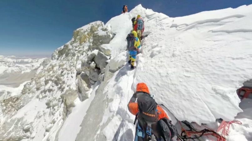 aplinisti, vzpon na Mount Everest