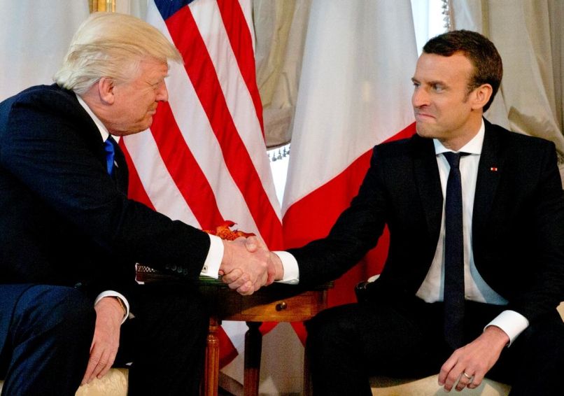 Macron, Trump