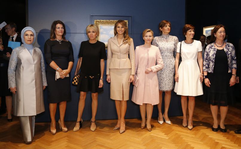 melania trump_brgitte macron_mojca stropnik