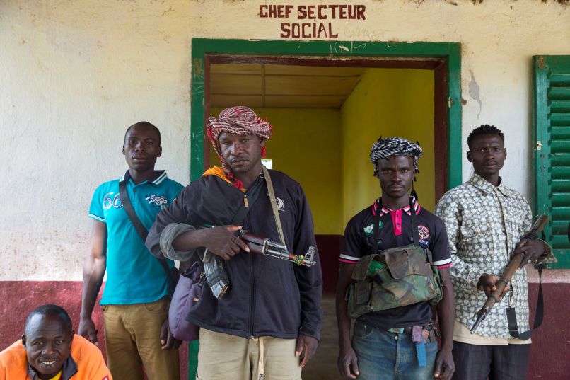 Srednjeafriška republika, milica, bangui