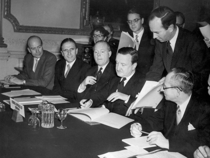 Nemčija London 1953 podpis dolgov