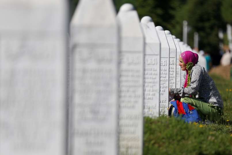 Potočari, Srebrenica, obletnica pokola, spominska slovenost